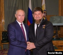 Владимир Путін і Рамзан Кадиров
