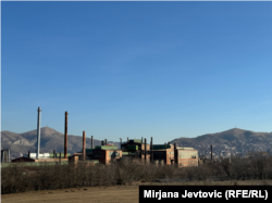 Februarie 2024, complextul industrial Veles, în ruine.
