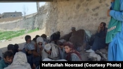 تعدادی از معتادان مواد مخدر در ولایت فراه 