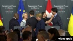 На полях Глобального саміту миру. Щвейцарія