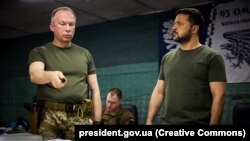 Президент Володимир Зеленський заслухав доповідь головнокомандувача Збройних сил України Олександра Сирського (фото ілюстраційне)