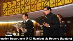 مراسم سوگند رئیس پارلمان پاکستان 