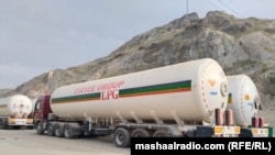 تصویر آرشیف: تانکر های انتقال دهنده گاز مایع 