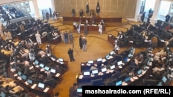 د خیبر پښتونخوا اسمبلۍ د اکتوبر پر ۲۷مه نېټه په یوه خوله ګوجري د پارلېمان رسمي ژبه ګرځولې وه - انځور: ارشیف