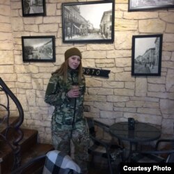 Ольга в часи військового навчання до повномасштабного вторгнення