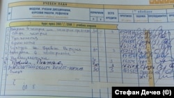 Стефан Дечев преподава "Въведение в историята на историографията" (под номер 1 в тази снимка), но подписът не е негов.