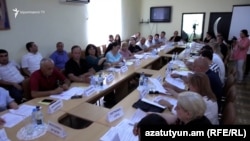 Armenia- A session of the local council of Alaverdi and nearby towns and villages.