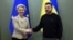 Președintele Ucrainei, Volodimir Zelenski, și președinta Comisiei Europene, Ursula von der Leyen. Kiev, 4 noiembrie 2023,