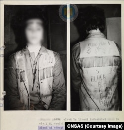 O tânără „punkistă”, așa cum o vedea Securitatea.