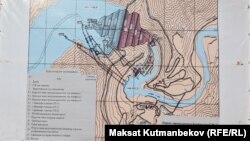 "Камбар-Ата 1" ГЭСинин башкы планы.