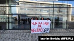 Протест во Приштина по убиството на Лиридона, декември 2023 година