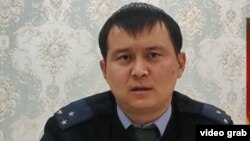 Максатбек Аваз уулунун 2-марттагы видеокайрылуусунан алынган скриншот. 