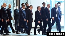 Туркий давлатлар ташкилотига аъзо айрим давлатларнинг президентлари. 