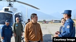 Өзгөчө кырдаалдар министрлигине атайын техниканы тапшыруу учуру. 13-август, 2022-жыл. 
