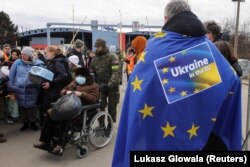 Украина качаклары Словакия чигендә