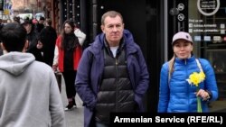 Ռուսաստանցի զույգը Երևանում, մարտ, 2022թ․