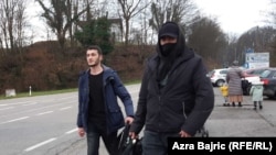 Уроженцы Чечни на границе Боснии и Герцеговины и Хорватии, иллюстративное фото