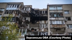 Наслідки російського обстрілу в Херсоні. Фото архівне 