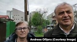 Anatoli și Alla, doi soți care au fugit din Mariupol/Ucraina, cer protecția temporară a statului român.