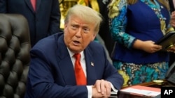 Прэзыдэнт ЗША Дональд Трамп