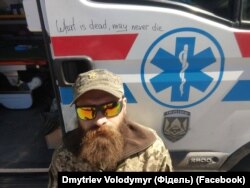 Бойовий медик Володимир Дмитрієв. Травень 2022.