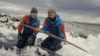 Two scientists in Norway find the best-preserved ski from the viking age under the ice 