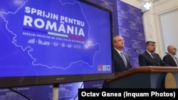 Nicolae Ciucă, Marcel Ciolacu și Kelemen Hunor au lansat pachetul de măsuri economice și sociale „Sprijin pentru România”.