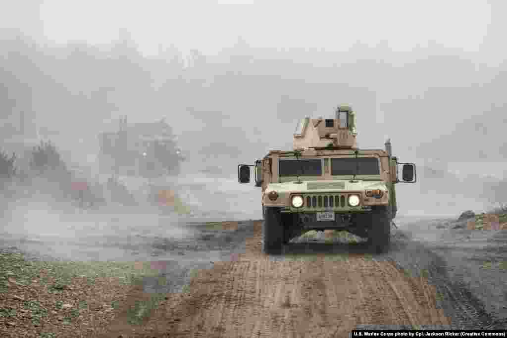 One hundred armored high mobility multipurpose wheeled vehicles &nbsp; The Humvee has become synonymous with the U.S. military. The low-slung vehicles are capable of being fitted with weaponry, including heavy machine guns or anti-tank missiles.