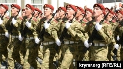 Парад в честь 9 мая, который в России называют «День победы». Севастополь, 9 мая 2022 года