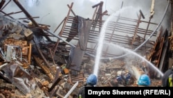 Наслідки ракетної атаки по Запоріжжю, архівне фото 