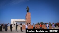 Бишкектеги сөз эркиндигин коргогон жүрүш, 14-октябрь, 2022-жыл.