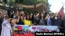 د کراچۍ په ګډون د پاکستان په مختلفو برخو کې نرښځیانو په وار وار د خپلو حقونو لپاره مظاهرې کړې دي. پخوانی انځور 