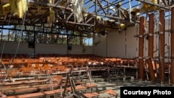 تصویری از محل انفجار مرکز آموزشی کاج در کابل 