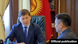 Премьер-министр Сапар Исаковдун кабыл алуусунда. 27-сентябрь, 2017-жыл