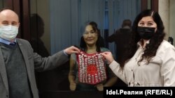 Рәмилә Сәетова мәхкәмәдә (архив фотосы)