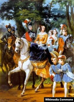 Орас Верне. Царскосельская карусель. 1842