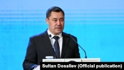 Президент Садыр Жапаров мамлекеттик жетекчилердин республикалык кеңешмесинде. 21-октябрь, 2021-жыл.