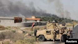 Ирачките безбедносни сили по напад на милитанти на Исламската држава, во близина на Мукдадија, Ирак, 27 октомври 2021 година. (Архивска фотографија).