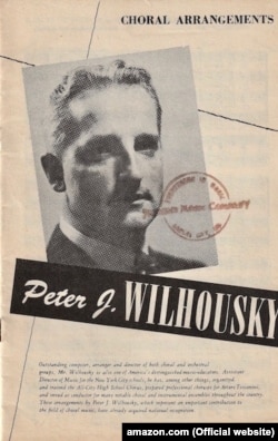 Нотний зшиток хорових обробок Пітера Вільховського (1954) – автора переінакшеного на американський лад «Щедрика» Миколи Леонтовича, що відомий від 1936 року як Carol of the Bells
