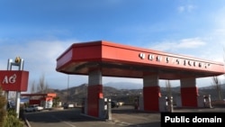 Գազի բացակայության պատճառով չգործող լիցքավորման կետ Արցախում, հունվար, 2023թ.