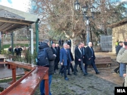 Делегација на Бугарија на гробот на Гоце Делчев