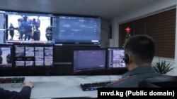 Бишкек шаарынын көчөлөрүнө коюлган видео камералар. ИИМ тараткан сүрөт, 1-февраль, 2023