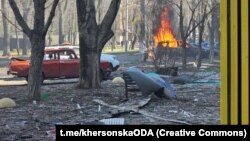 Наслідки російських обстрілів у Херсоні, архівне фото