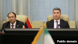 Իրանում ՀՀ դեսպան Արսեն Ավագյանը և ՀՀ տարածքային կառավարման և ենթակառուցվածքների նախարար Գնել Սանոսյանը