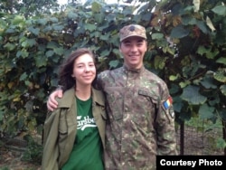 Andrei Danilă și sora sa, Ilona.