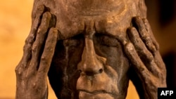 O statuie a omului de știință și disidentului rus Andrei Saharov