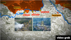 3 основні райони форсування – це біля населених пунктів Дронівка, Серебрянка та Білогорівка