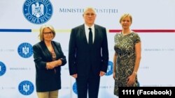 Catalin Predoiu, împreună cu Edite Estrela și Krista Baumane, co-raportori ai APCE