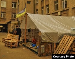 Одессадағы еріктілер орталығы. Украина, 2022 жылғы тамыз. Фото авторы - Тимур Нүсімбеков.