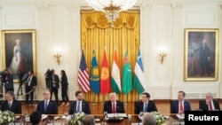 دیدار رییس جمهور ترمپ با سران کشورهای آسیای میانه در قصر سفید، ششم نومبر ۲۰۲۵